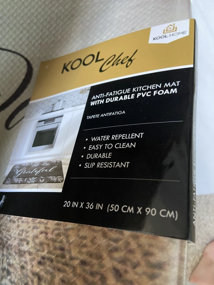 🔥🔥FINAL PRICE! #1 CHEF DAD Anti-Fatigue Kitchen Mat (still In pkg.) New-Mint - Image 2 of 3