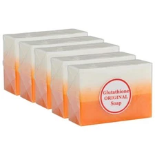 Relumins Kojic Acid & Glutathione Dual Lightening Bleaching Soap, 5 Bars