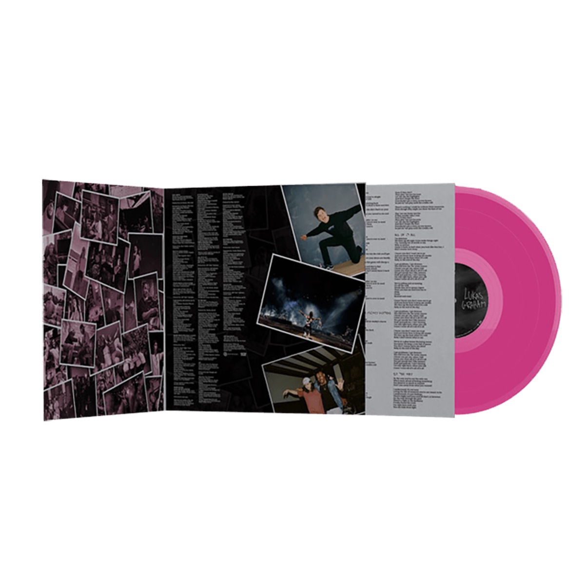 LUKAS GRAHAM 4 Pink Vinyl LP Album incl. exclusiverly signed