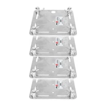 Pro X Pack of Four 12" Aluminum Base Plates Universal F34 Trussing