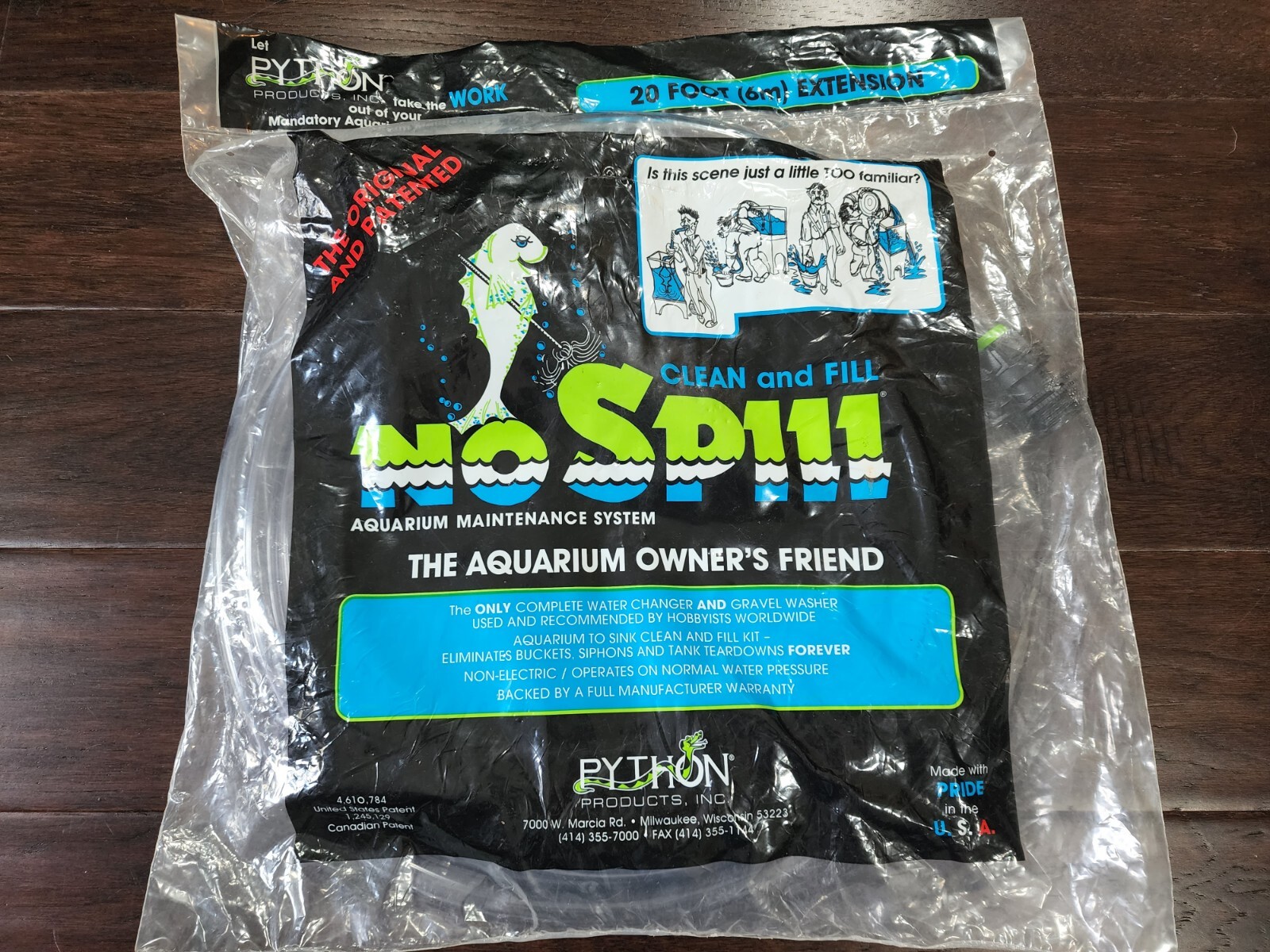 python tank cleaning system