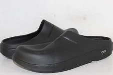 OOFOS UNISEX OOcloog Black Orthopedic Slides Size M(13)/W(15)