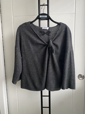 Moschino Cheap & Chic anthrazitgrau Strick Größe 8