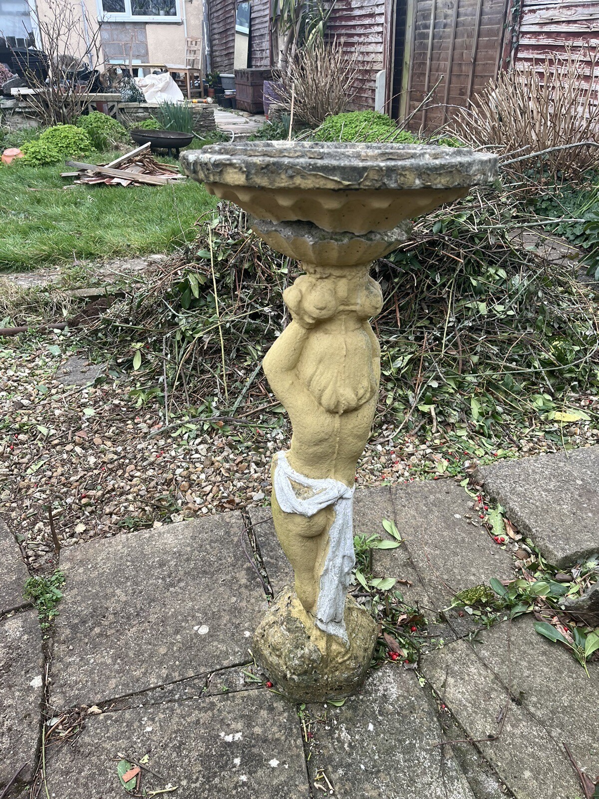 Large Vintage Garden Ornament Statue. eBay
