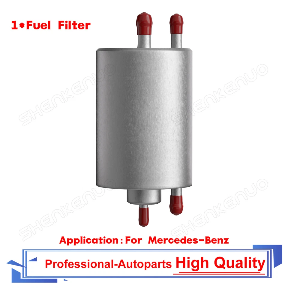 1* Filtro de combustible para Mercedes Benz C230 C280 CL600 CLK500 S430 SL500 A0024776401 Foto 2 de 4