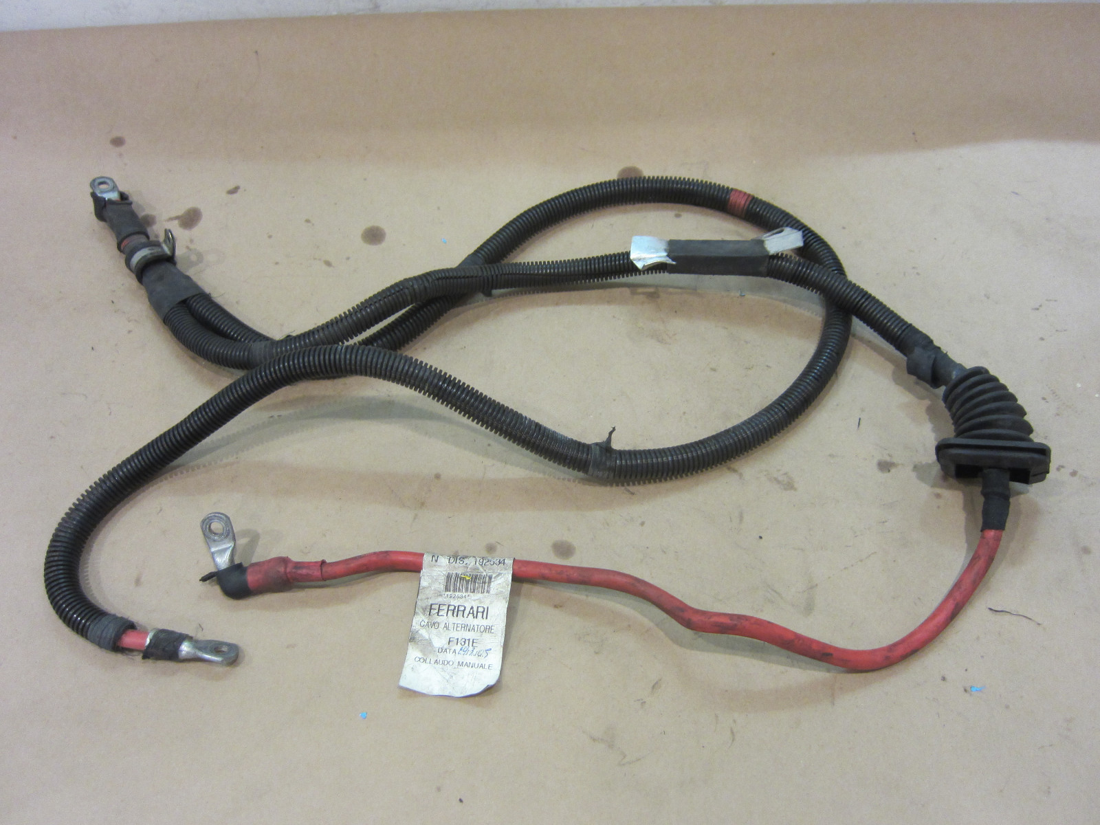 Ferrari 430  -  Alternator / Starter Cables (USED) - Part # 192534