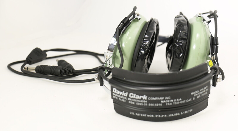 David Clark H10-30 Dual Plug Aviation Headset Lot Of 2 | 12507G10