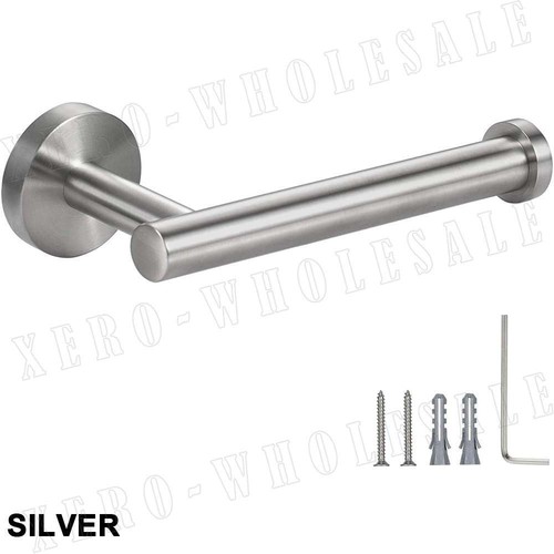 Mounted Toilet Paper Roll Holder Stainless Steel Hook Bathroom Wall Storage AU - Picture 14 of 14