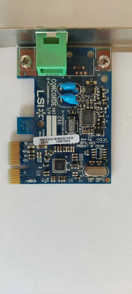 Módem fax 56k AM3 DATA Concorde Anatel 54-6147 LSI PCI HP 503095-001 ENVÍO RÁPIDO Foto 2 de 3
