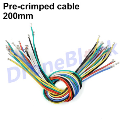 24PCS Pre-crimped Cables 20cm Pixhawk OMNIBUS F4 F7 SPRacing F3 APM 6 Colors