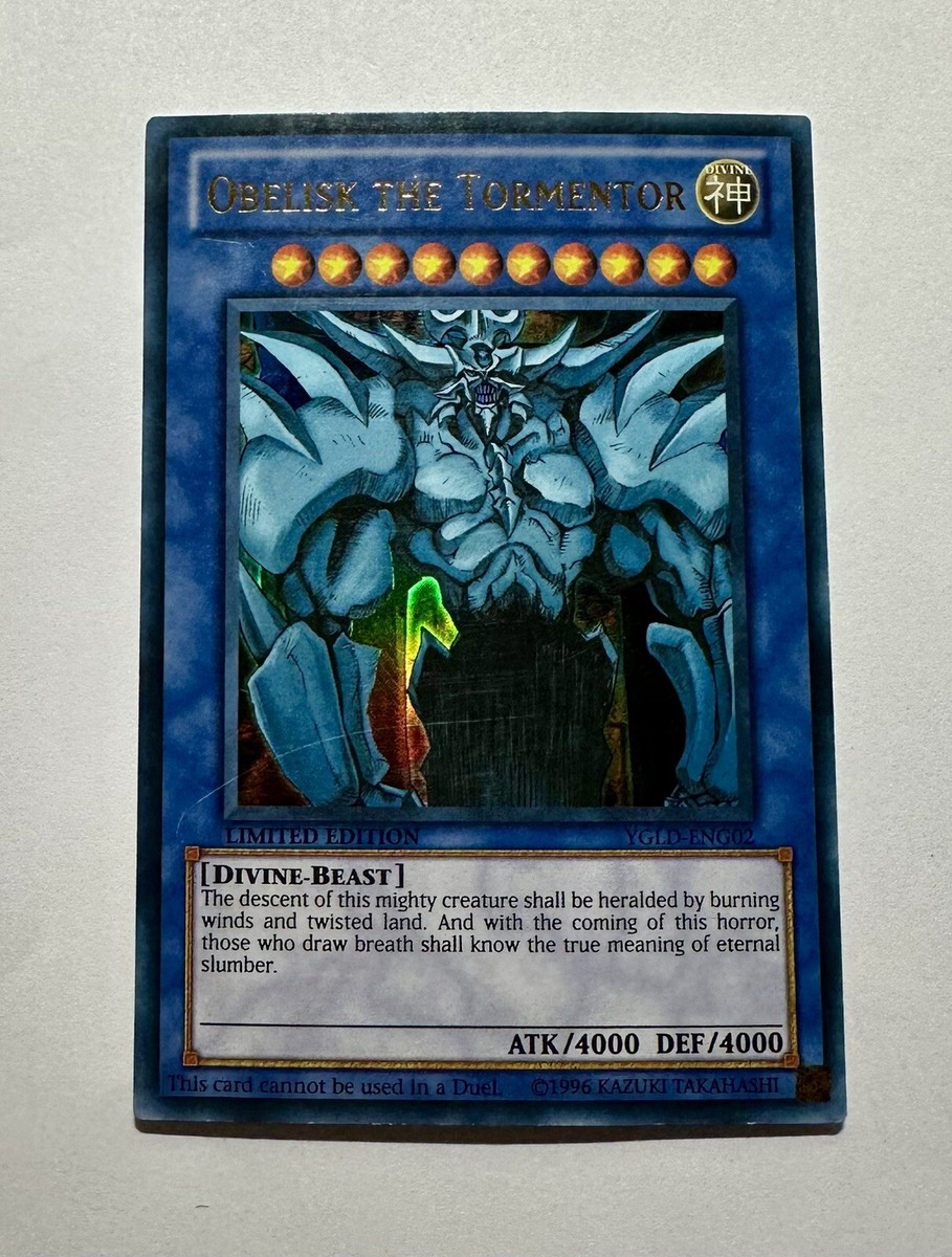 YuGiOh! Obelisk the Tormentor - YGLD-ENG02 - Limited Edition