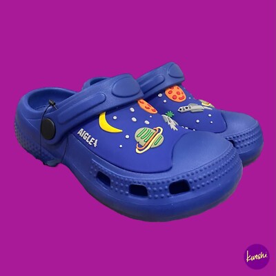 AIGLE Unisex Kinder Taden 2 Clog, Starship Blue, UKC 10 Kids