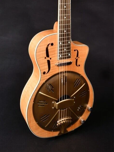 GUITARRA RESONADORA JOHNSON JR-896CE-MA + pastilla Single Cone *EXPOSITOR* Foto 2 de 4