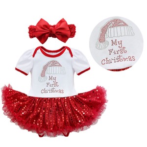my first christmas dress newborn