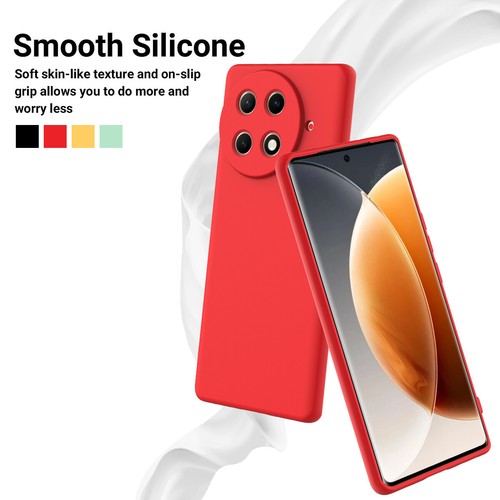 Funda Trasera Silicona Líquida Suave Sensación Táctil Piel Lujosa Para Tecno Camon 30S - Imagen 4 de 33