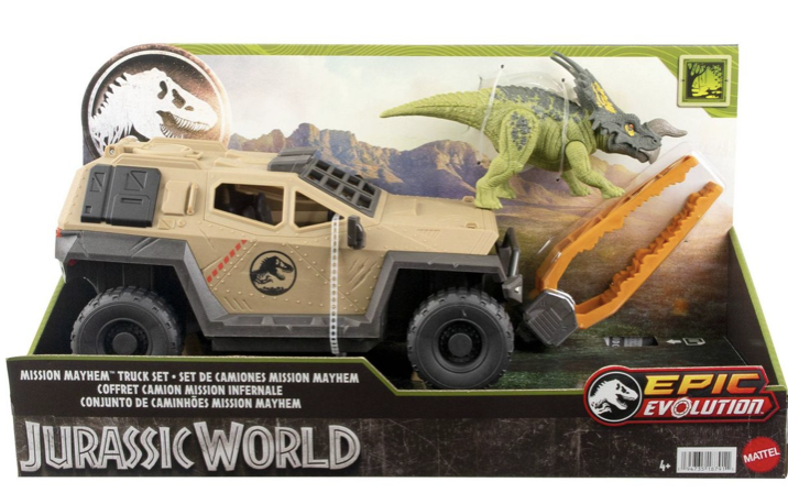 【新品未開封】Jurassic World ダイキャスト レスキュートラック Jurassic World Mission Mayhem Truck Set Toy New With Box | eBay