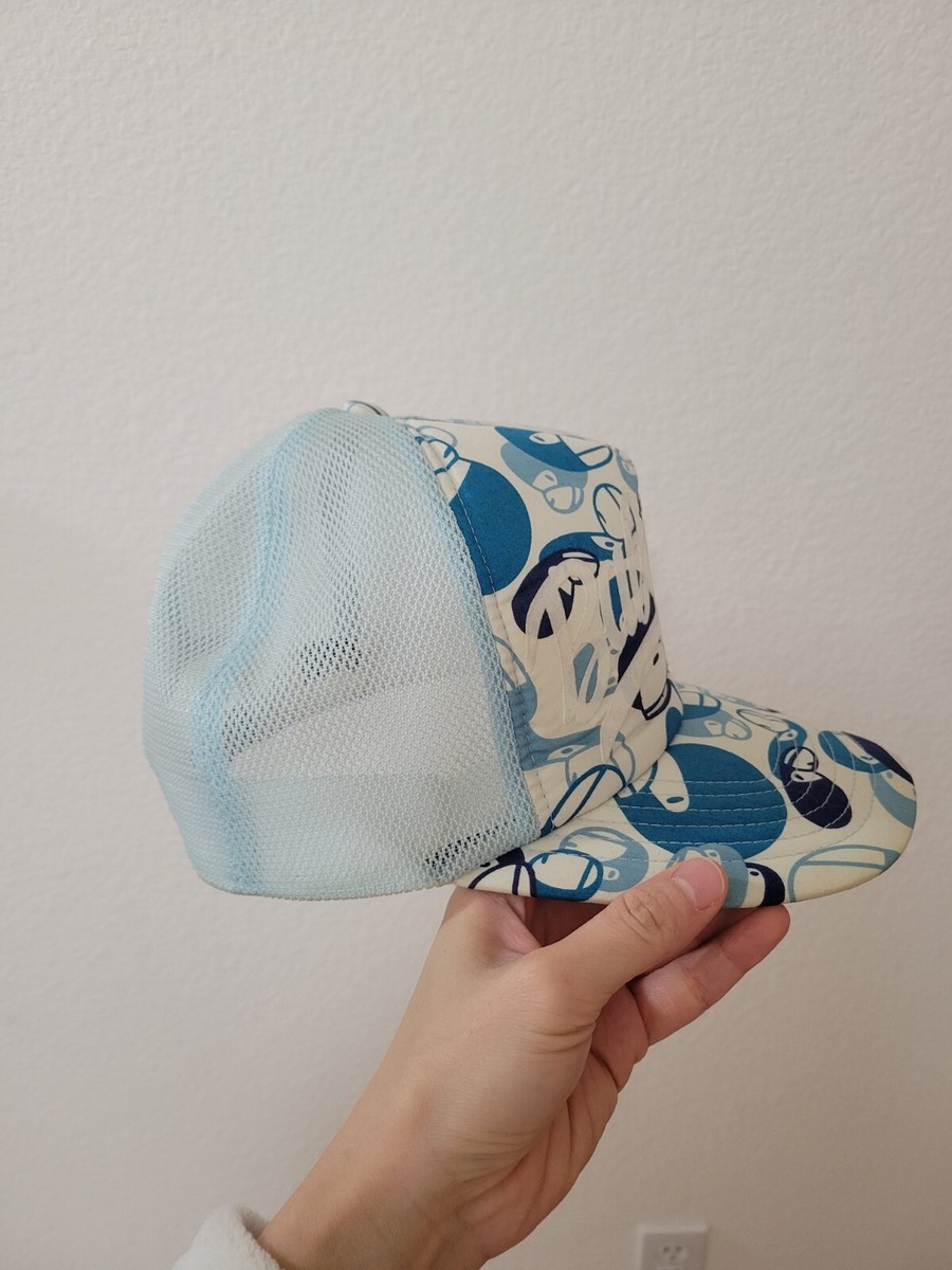 A Bathing Ape BAPE X Sanrio Baby Milo Blue Camo Snap Back Trucker