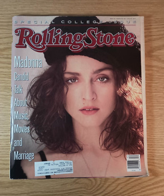 1989 ROLLING STONE MAGAZINE # 548 MADONNA College Issue