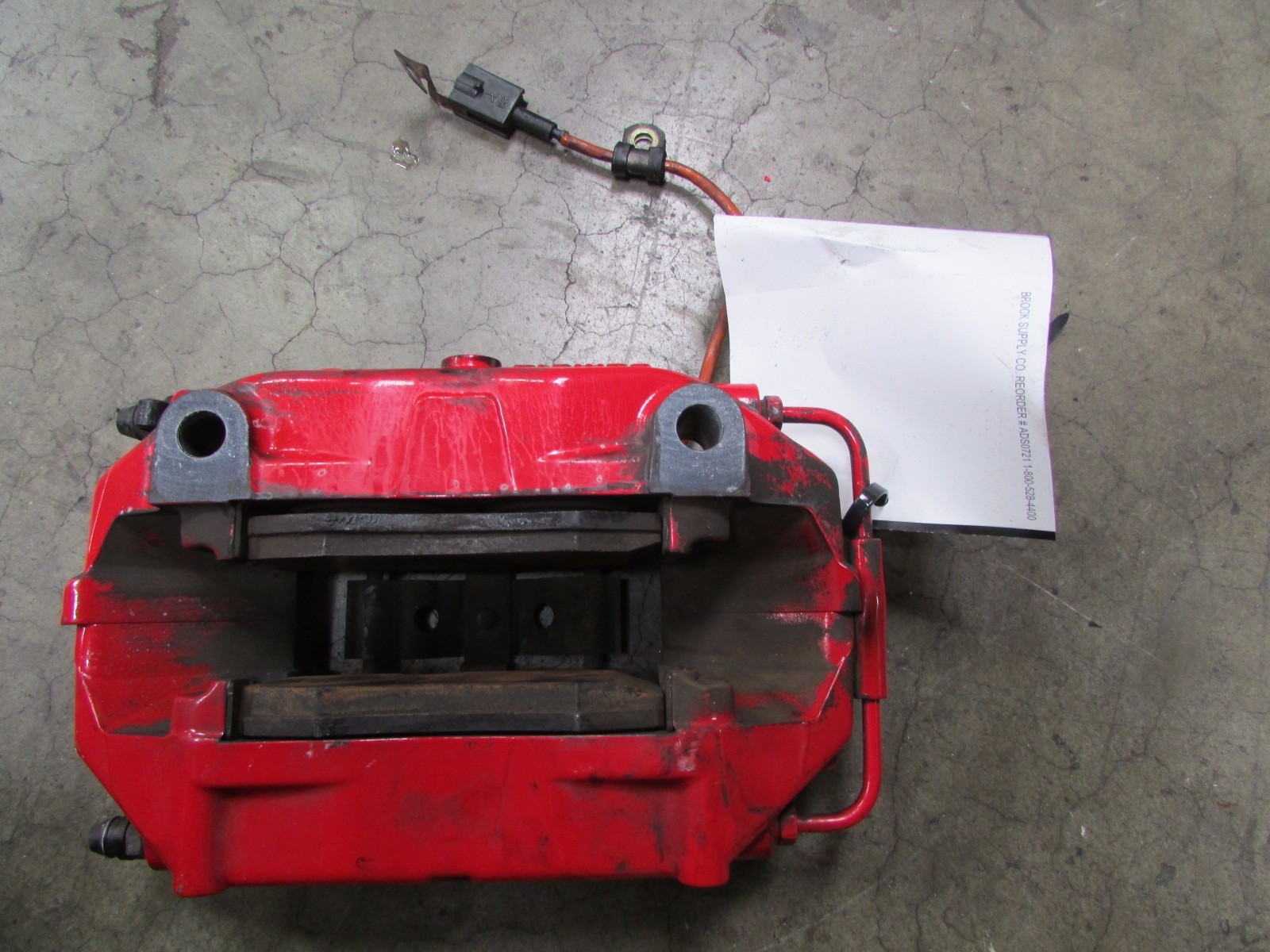 Ferrari F430, Right Front Brake Caliper, Red, Non CCM Used P/N 210739 s/c 228000