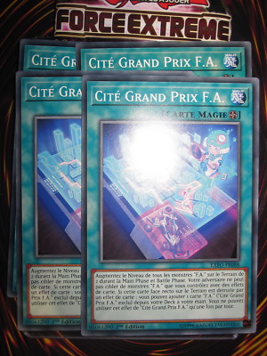 YU-GI-OH! COM CITE GRAND PRIX F.A. X4 (PLAYSET LOT) EXFO-FR088 MINT NEW ED 1