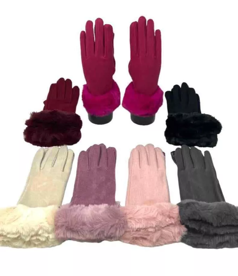 Women s Gloves Fur Lining Extra Warm Touch Screen Stylish Soft Winter Gloves