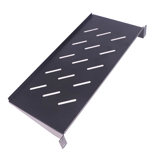 1U Server Rack Mount Shelf Vented Cantilever Tray For 19in Rack & Cabinet _wa