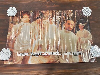 Backstreet Boys ORIGINAL Vintage 90's 2000's Poster 34” X 22