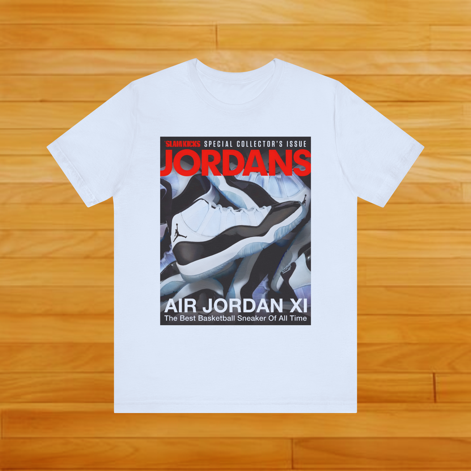 Air Jordan XI Shirt, Michael Jordan Shoes NBA Slam Cover T-Shirt, Unisex Tee