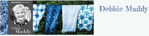Moda INDIGO BLOOMING Debbie Maddy JELLY ROLL 40 strips Quilt FABRIC Blues - Picture 5 of 8