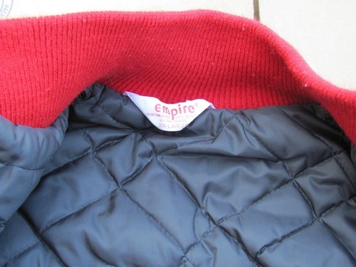 Vtg Empire RT RACING Muscle Car Embroidered Jacket Red Wool JIM XL Drag NASTY 66 - Picture 10 of 11