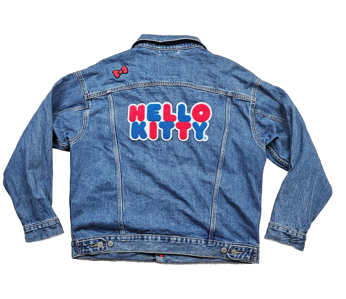 LEVI’S® × HELLO KITTY コラボ デニムジャケット M Levi's X Hello Kitty Collab Ex-Boyfriend Trucker Jacket