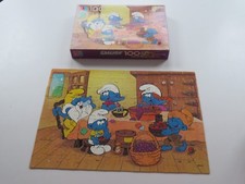 Vintage 1987 Smurfs Smurflings 100-piece puzzle - complete