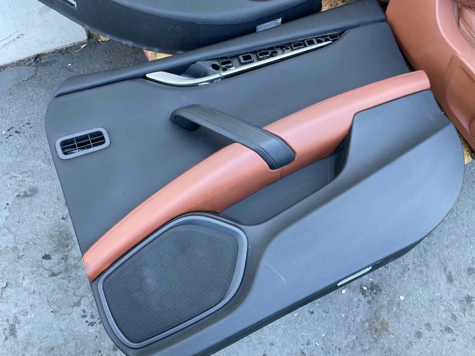 LEATHER SEAT SEATS W/DOOR PANELS SET BROWN 45K 14-17 MASERATI GHIBLI S Q4 3.0L