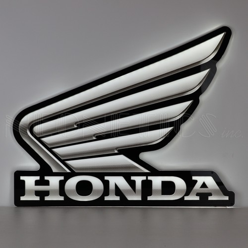 Honda Neon Sign Wing Slim Led 24 Inches Licensed Car Dealer Neon Light 7LEDHW - Picture 2 of 2