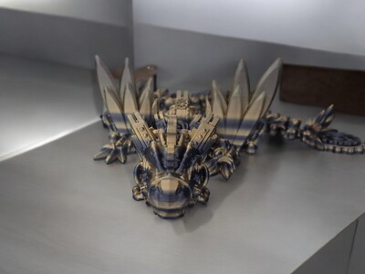 3d print, Winged Steampunk Dragon, Victorian, Edwardian, SCI-FI, Science Fiction