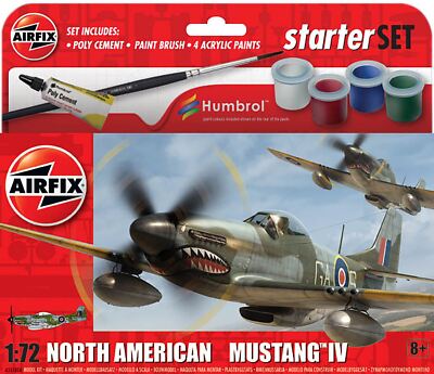 Geschenkset North American Mustang Mk.IV - 1:72 Maßstab Airfix 55107A