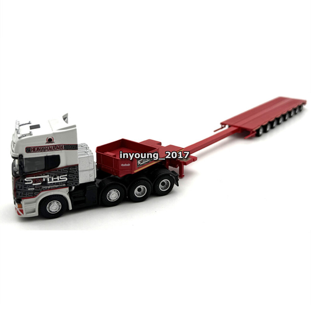 ミニカー WSI 1/50 Scania Lowloader 6ac Nooteboom WSI Scania + Nooteboom 6-axle MPX by Cranes Etc TV - YouTube