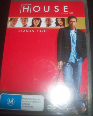 House Season 3 TV Series (Hugh Laurie) (Australia Region 4) DVD - New