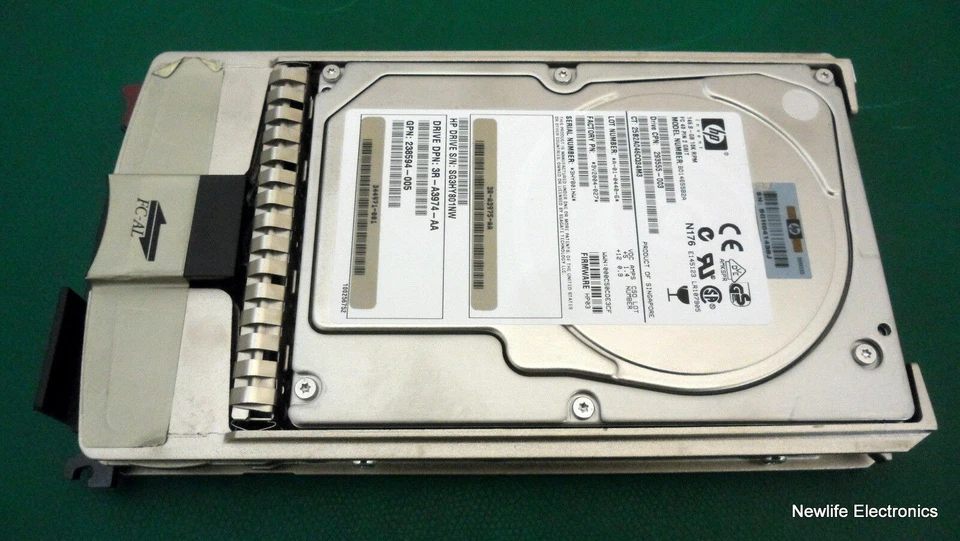 HP 300590-001 146GB 10,000 RPM 3.5 in. Fiber Channel HDD 293555-003 BD14655B2A - Image 4 of 4