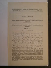 Government Report 1904 Albert C Norton Soldier Co I 29th IN Infantry Civil War 