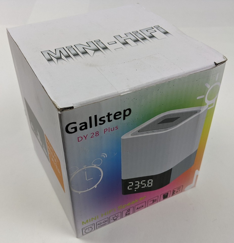 Gallstep DY28 Bluetooth Speaker Clock Digital Alarm Mini HiFi Color
