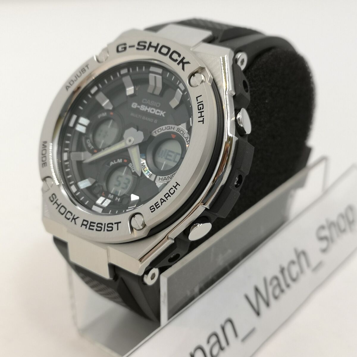 CASIO G-SHOCK G-STEEL GST-W110-1AJF Black Men's Watch New in CASIO G-SHOCK G-STEEL GST-W110-1AJF Black Men's Watch New in