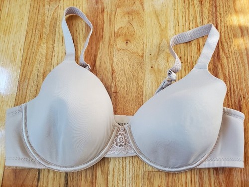 Vanity Fair Damen BH 76380 Nude Beige/Vollfigurig 3 Verschlüsse/EUC Größe 38C