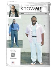 Men's Shirt and Pants 34-36-38-40-42 Know Me by mimi G ME2018 Sewing Pattern