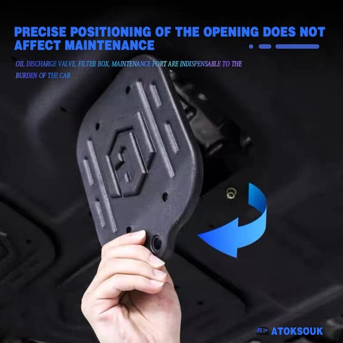 Placa de deslizamiento delantera para Honda HR-V 2016-2022 cubierta protectora de motor resistente a impactos - Imagen 6 de 16