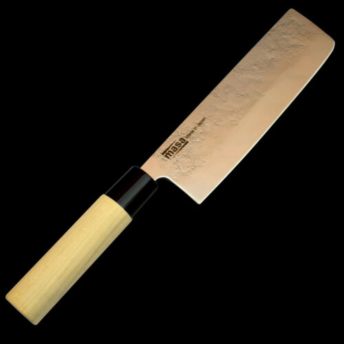 Nashiji Forged Nakiri Knife 170mm Vegetable Knive chef Usuba  Knives Japan - Picture 1 of 2