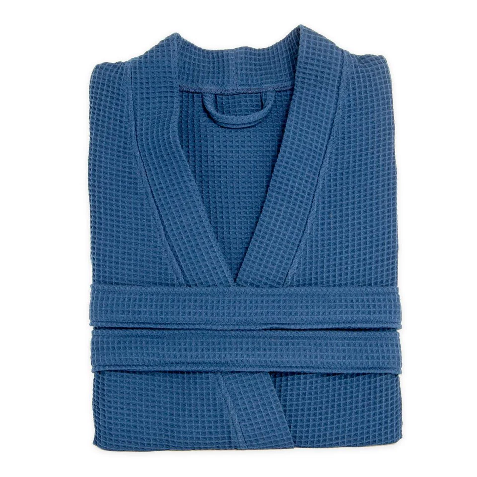 Bata kimono hasta el muslo tejido gofre novia y damas de honor, bata para mujer Foto 3 de 4