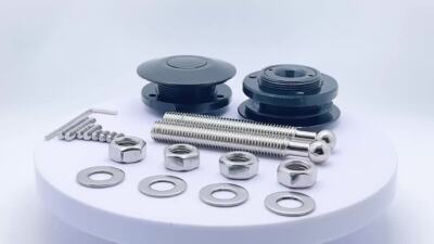 2 Pack Zwart Aluminium 2.4 62 MM Universele Quick Release Latch
