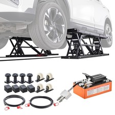 VEVOR Portable Car Lift 7000 lbs Car Lift System Jack 26.8" Height Home Garage