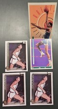 Kareem Adbul Jabbar 4 card lot, Milwaukee Bucks, Los Angeles Lakers